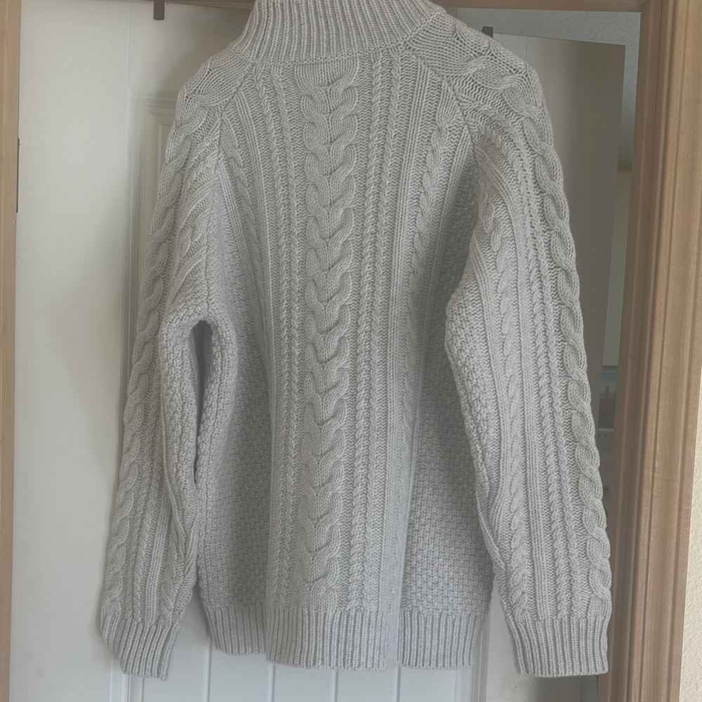 Double D Ranch Cream Cable Knit Sweater - Picture 2 of 6